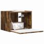 Preview: TV-Wandschrank 39 x 31 x 29,5 cm Räuchereiche Holzwerkstoff