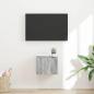 Preview: ARDEBO.de - TV-Wandschrank 39 x 31 x 29,5 cm Sonoma-Grau Holzwerkstoff