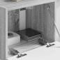 Preview: TV-Wandschrank 39 x 31 x 29,5 cm Sonoma-Grau Holzwerkstoff