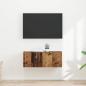 Preview: ARDEBO.de - TV-Wandschrank 2 stk. Altholz Holzwerkstoff