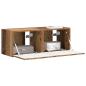 Preview: TV-Wandschrank 2 stk. Altholz Holzwerkstoff