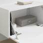Preview: TV-Wandschrank 2 stk. Weiß Holzwerkstoff