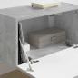 Preview: TV-Wandschrank 60 x 31 x 29,5 cm Betongrau Holzwerkstoff