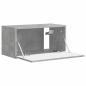 Preview: TV-Wandschrank 60 x 31 x 29,5 cm Betongrau Holzwerkstoff