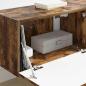 Preview: TV-Wandschrank 2 stk. Räuchereiche Holzwerkstoff