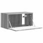 Preview: TV-Wandschrank 60 x 31 x 29,5 cm Sonoma-Grau Holzwerkstoff