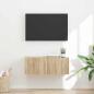 Preview: ARDEBO.de - TV-Wandschrank 78,5 x 30 x 29,5 cm Sonoma Holzwerkstoff