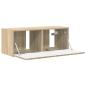 Preview: TV-Wandschrank 78,5 x 30 x 29,5 cm Sonoma Holzwerkstoff
