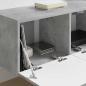 Preview: TV-Wandschrank 2 stk. Betongrau Holzwerkstoff
