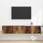 Preview: ARDEBO.de - TV-Wandschrank 2 stk. Altholz Holzwerkstoff