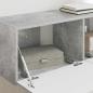 Preview: TV-Wandschrank 98 x 31 x 29,5 cm Betongrau Holzwerkstoff