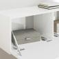 Preview: TV-Wandschrank 2 stk. Glänzend Weiß Holzwerkstoff