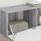 Preview: TV-Wandschrank 2 stk. Sonoma-Grau Holzwerkstoff