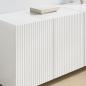 Preview: TV-Wandschrank 59,5 x 31 x 40 cm Hochglanz Weiß Holzwerkstoff
