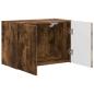 Preview: TV-Wandschrank 59,5 x 31 x 40 cm Räuchereiche Holzwerkstoff