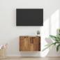 Preview: ARDEBO.de - TV-Wandschrank 59,5 x 31 x 40 cm Altholz Holzwerkstoff