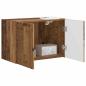 Preview: TV-Wandschrank 59,5 x 31 x 40 cm Altholz Holzwerkstoff