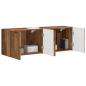 Preview: TV-Wandschrank 2 stk. Altholz Holzwerkstoff