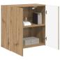 Preview: TV-Wandschrank 59,5 x 31 x 60 cm Artisan-Eiche Holzwerkstoff