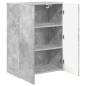 Preview: TV-Wandschrank 59,5 x 31 x 80 cm Betongrau Holzwerkstoff