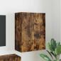 Preview: ARDEBO.de - TV-Wandschrank 59,5 x 31 x 80 cm Räuchereiche Holzwerkstoff