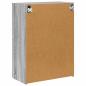Preview: TV-Wandschrank 59,5 x 31 x 80 cm Graues Sonoma Holzwerkstoff