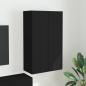 Preview: ARDEBO.de - TV-Wandschrank 59,5 x 31 x 100 cm Schwarz Holzwerkstoff