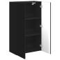 Preview: TV-Wandschrank 59,5 x 31 x 100 cm Schwarz Holzwerkstoff