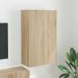 Preview: ARDEBO.de - TV-Wandschrank 59,5 x 31 x 100 cm Sonoma-Eiche Holzwerkstoff