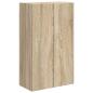Preview: TV-Wandschrank 59,5 x 31 x 100 cm Sonoma-Eiche Holzwerkstoff