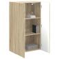 Preview: TV-Wandschrank 59,5 x 31 x 100 cm Sonoma-Eiche Holzwerkstoff
