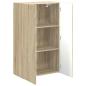 Preview: TV-Wandschrank 59,5 x 31 x 100 cm Sonoma-Eiche Holzwerkstoff