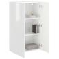 Preview: TV-Wandschrank 59,5 x 31 x 100 cm Hochglanz Weiß Holzwerkstoff