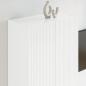 Preview: TV-Wandschrank 59,5 x 31 x 100 cm Hochglanz Weiß Holzwerkstoff