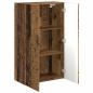Preview: TV-Wandschrank 59,5 x 31 x 100 cm Altholz Holzwerkstoff