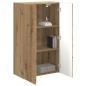Preview: TV-Wandschrank 59,5 x 31 x 100 cm Artisan-Eiche Holzwerkstoff