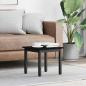 Preview: ARDEBO.de - Couchtisch Schwarz Eichen-Optik 40 x 40 x 36 cm Holzwerkstoff