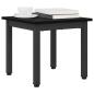 Preview: Couchtisch Schwarz Eichen-Optik 40 x 40 x 36 cm Holzwerkstoff