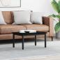 Preview: ARDEBO.de - Couchtisch Schwarz Eichen-Optik 70 x 50 x 36 cm Holzwerkstoff