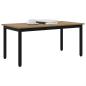 Preview: Couchtisch Kunsthandwerk Eiche 100 x 50 x 45 cm Holzwerkstoff