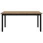 Preview: Couchtisch Kunsthandwerk Eiche 100 x 50 x 45 cm Holzwerkstoff