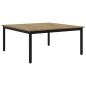 Preview: Couchtisch Kunsthandwerk Eiche 100 x 100 x 45 cm Holzwerkstoff