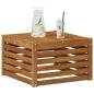 Preview: Tisch für Outdoor Massivholz Akazie Natur 59 x 59 x 37 cm
