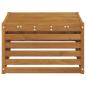 Preview: Outdoor-Fußhocker Massivholz Akazie Natur 59 x 59 x 37 cm