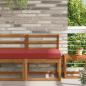 Preview: ARDEBO.de - Sofakissen für draußen Polyester Weinrot 60 x 60 cm