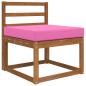 Preview: Sofakissen für draußen Polyester Rosa 60 x 60 cm