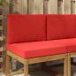 Preview: ARDEBO.de - Sofakissen für draußen Polyester Rot 60 x 60 cm
