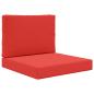 Preview: Sofakissen für draußen Polyester Rot 60 x 60 cm