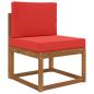 Preview: Sofakissen für draußen Polyester Rot 60 x 60 cm