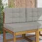 Preview: ARDEBO.de - Sofakissen für draußen Polyester Grau 60 x 60 cm
